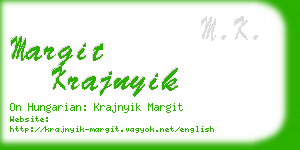 margit krajnyik business card